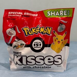 Pokemon Hershey’s Kisses Share Size Pack Collect 151 Sealed Pack New Chocolate
